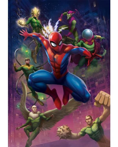 Puzzle Clementoni din 1000 piese - Spiderman in action - 2