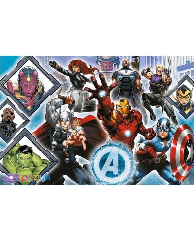Puzzle Trefl din 104 XXL de piese - Avengers preferați - 2