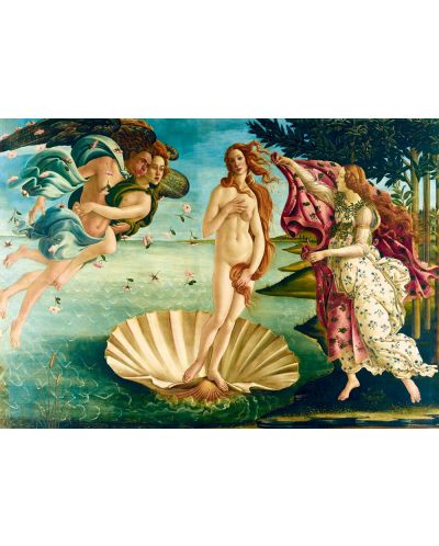 Puzzle Bluebird de 1000 piese - The birth of Venus, 1485 - 2