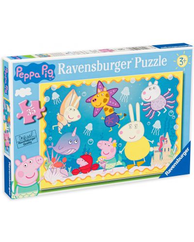 Puzzle Ravensburger din 35 de piese - Aventură subacvatică cu Peppa - 1