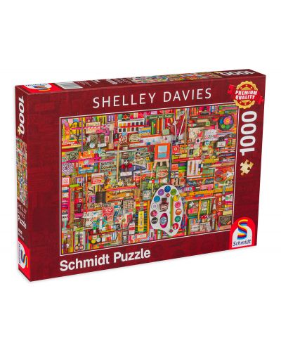Puzzle Schmidt de 1000 piese - Ustensile pentru artisti - 1