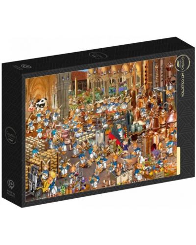 Puzzle Grafika din 1500 de piese - Locuitori - 1