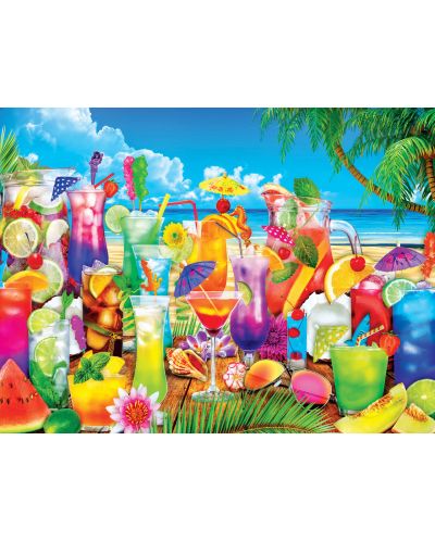 Puzzle Master Pieces din 300 XXL de piese - Cocktailuri pe plajă - 2
