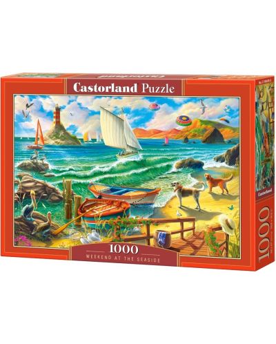 Puzzle Castorland din 1000 de piese - Weekend pe malul mării - 1
