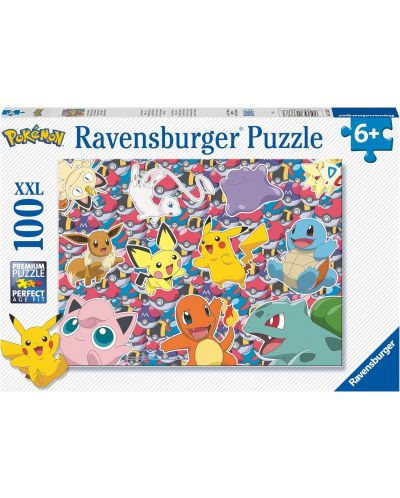 Puzzle Ravensburger 100 piese XXL - Pokémon  - 1