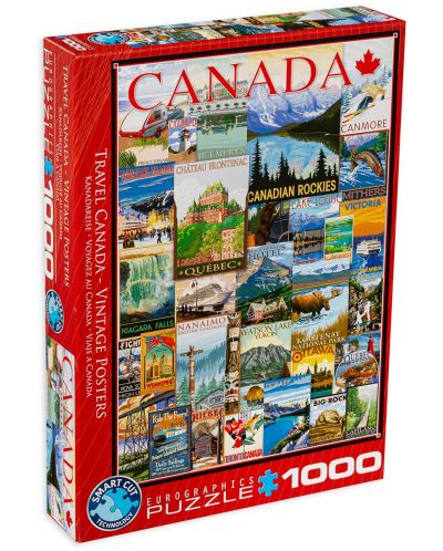 Puzzle Eurographics de 1000 piese - Canadian Pacific - Railroad Adventures - 1
