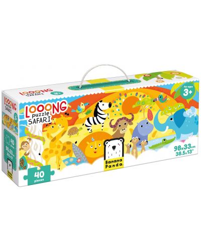 Puzzle de podea Banana Panda din 40 de piese - Safari - 1