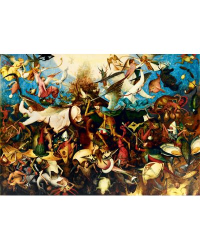 Puzzle Bluebird de 1000 piese - The Fall of the Rebel Angels, 1562 - 2