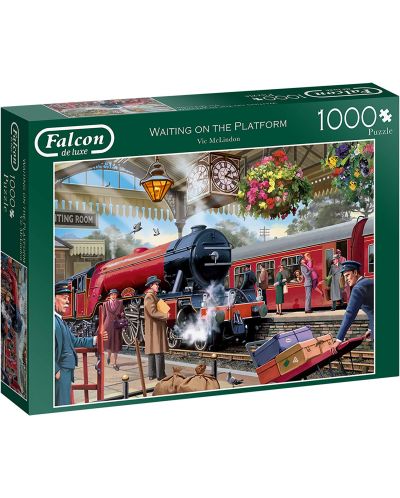 Puzzle Falcon de 1000 piese -Waiting on the Platform  - 1