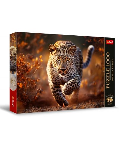 Puzzle Trefl 1000 piese - Leopard sălbatic - 1
