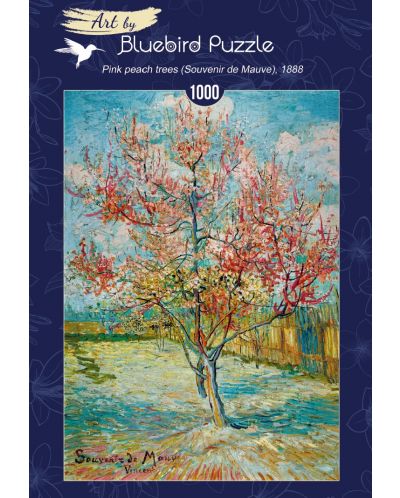  Puzzle Bluebird  de 1000 piese - Pink Peach Trees (Souvenir de Mauve), 1888 - 1