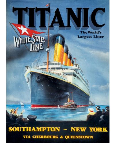 Puzzle Master Pieces 1000 de piese - Călătoria Titanicului  - 2