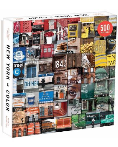 Puzzle Galison 500 de piese - Colaj din New York - 1