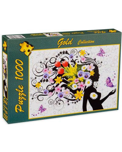 Puzzle Gold Puzzle de 1000 piese - Fairy of Spring - 1
