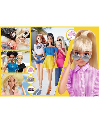 Trefl 100 piese puzzle cu sclipici - Barbie - 2