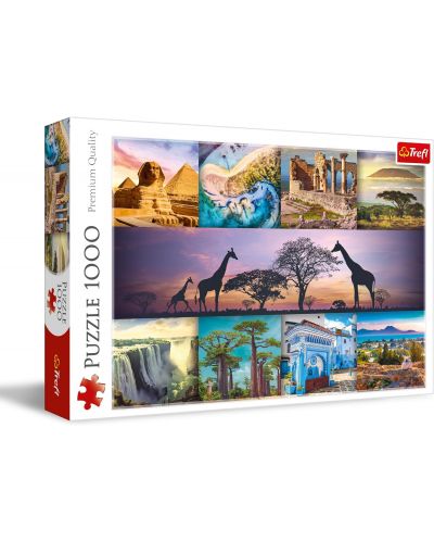 Trefl Puzzle de 1000 de piese - Collage Africa - 1