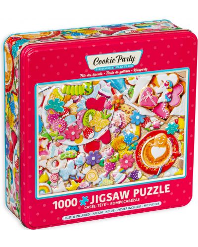 Puzzle Eurographics de 1000 piese - Cookie Party Tin - 1