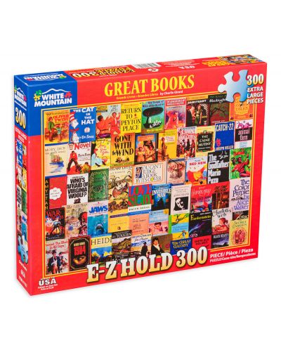 Puzzle White Mountain de 300 XXL piese - Great Books - 1