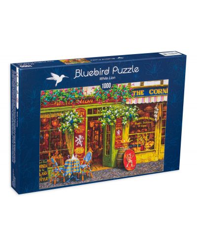 Puzzle Bluebird de 1000 piese - Leu alb - 1