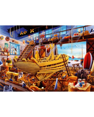 Puzzle Bluebird de 1000 piese -Boat Yard - 2