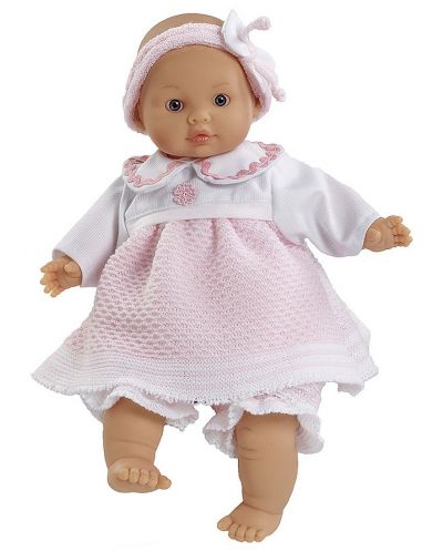 Papusa-bebe Paola Reina Andy Primavera - Amelie, cu hainuta roz, 32 cm - 1