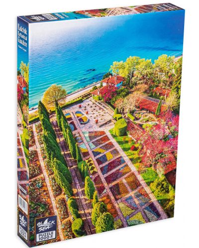 Puzzle de 1000 de piese Premium Marea Neagră - Grădina Botanică Balcic  - 1