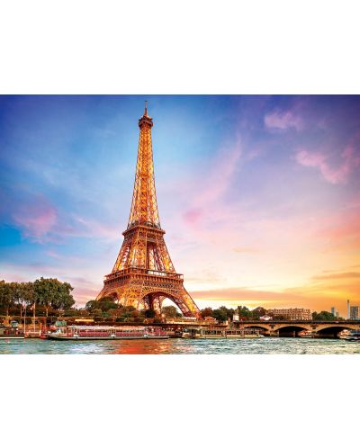 Puzzle Eurographics de 1000 piese - Turnul Eiffel, Paris - 2