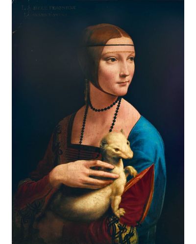 Puzzle Bluebird de 1000 piese - Lady with an Ermine, 1489 - 2