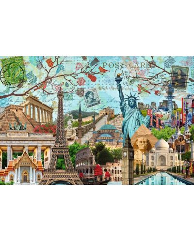 Puzzle Ravensburger din 5000 de piese - Colaj: Marele oraș - 2