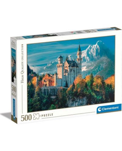 Puzzle Clementoni 500 de piese - Castelul Neuschwanstein - 1