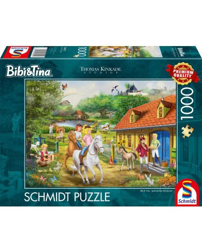 Puzzle Schmidt din 1000 de piese - Bibi și Tina - 1