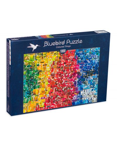 Puzzle Bluebird de 1000 piese - Coloured Things - 1