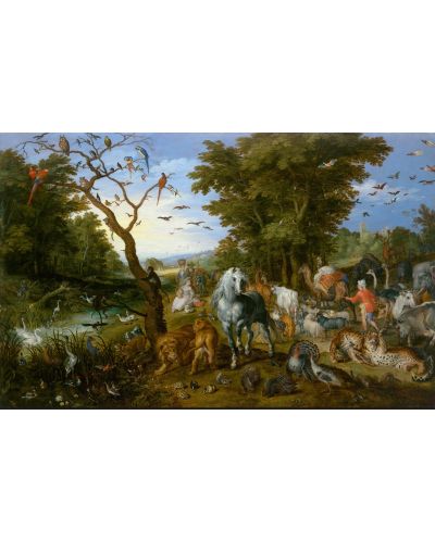 Puzzle D-Toys de 1000 piese – Intrarea animalelor in arca lui Noe, Pieter Bruegel  - 2