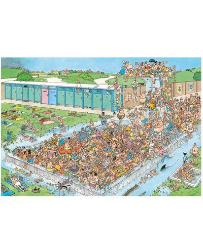 Puzzle Jumbo de 1000 piese - Piata de animale - 2