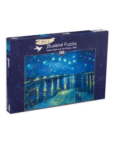 Puzzle Bluebird de 1000 piese - Starry Night over the Rhône, 1888 - 1
