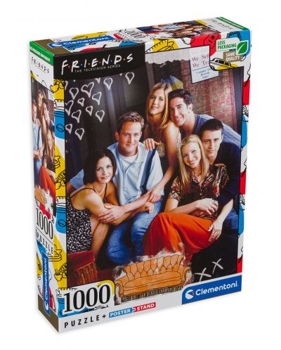 Puzzle Clementoni din 1000 de piese - Prietenii - 1