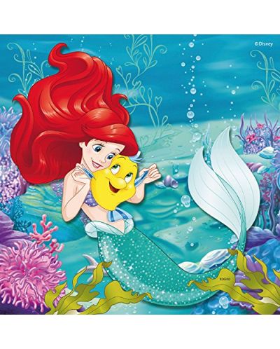 Puzzle Ravensburger din 3 x 49 piese - Ariel, Bell, Cenusareasa - 3