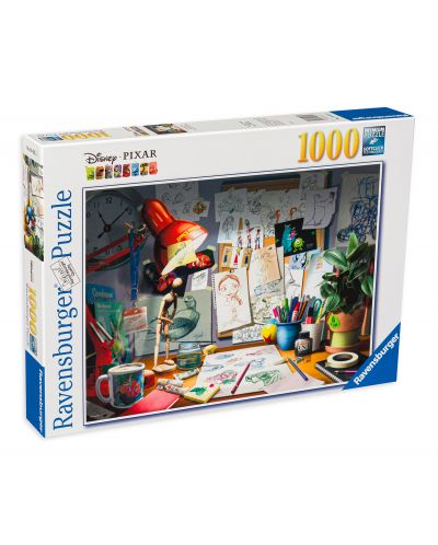 Puzzle Ravensburger de 1000 piese - Biroul pictorului - 1