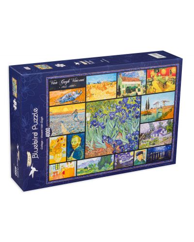 Puzzle Bluebird din 4000 de piese - Colaj de Vincent - 1