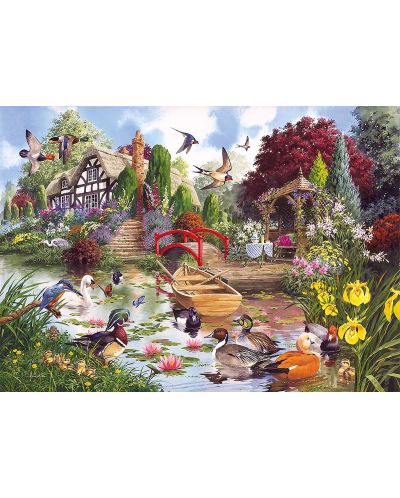 Puzzle Gibsons din 4 X 500 piese - Flora si fauna, John Francis - 5
