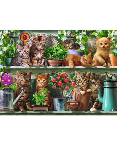 Puzzle Ravensburger de 500 piese - Pisici - 2