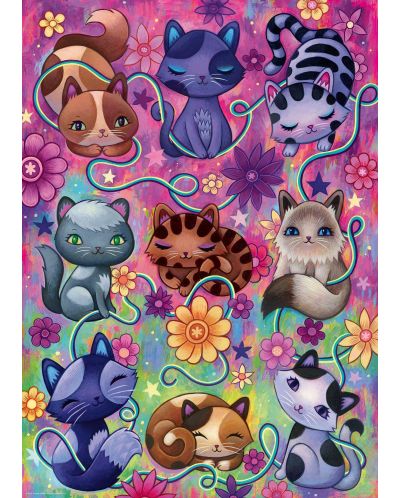 Puzzle Heye de 1000 piese - Kitty Cats - 2