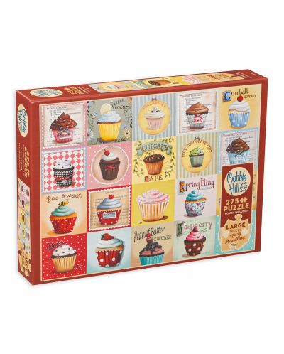 Puzzle Cobble Hill din 275 XXL piese - Cupcake Cafe - 1