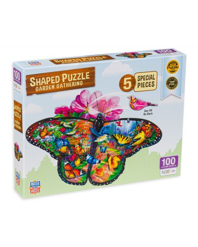 Puzzle Master Pieces din 100 de piese - Fluturi - 1