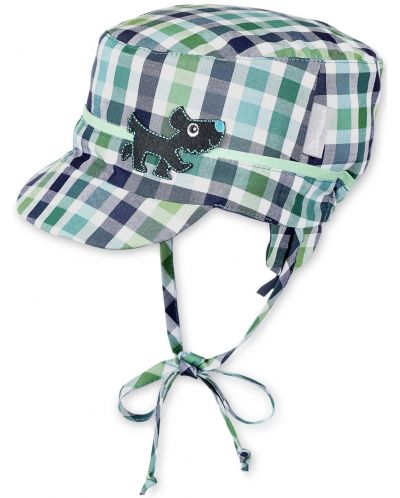 Pălărie de vară pentru copii cu protecție UV 50+ Sterntaler - Cu două fețe, 43 cm, 5-6 luni - 1