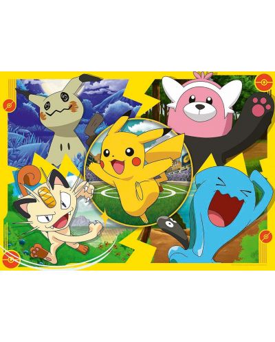 Puzzle Ravensburger din 4 х 100 de piese - Pokemon - 2