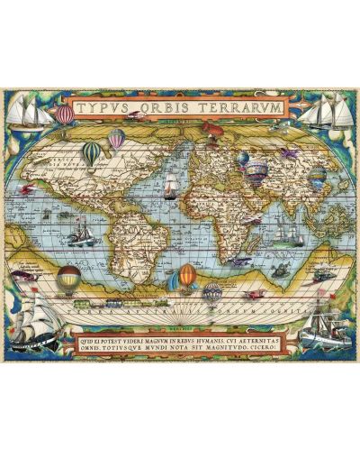 Puzzle cu harta lumii de 2000 de piese Ravensburger - 2
