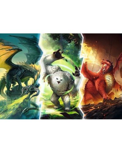 Puzzle Trefl din 1000 de piese - Monștri legendari din Dungeons & Dragons - 2