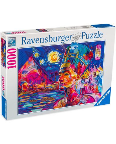 Puzzle Ravensburger 1000 de piese - Nefertiti de pe Nil - 1