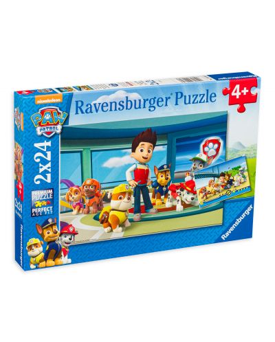 Puzzle Ravensburger din 2 x 24 piese - Paw Patrol  - 1